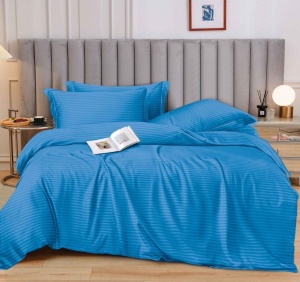 Lenjerie de pat tip hotel DAMASC cu ELASTIC, 6 piese, cod produs H21-10330