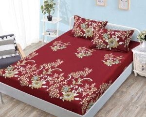 Cearsaf cu elastic Finet, 180x200cm + 2 fete de perna, cod produs H21-9087