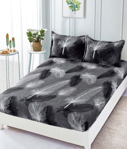Husa cu elastic Pufoasa COCOLINO, 180x200cm + 2 fete de perna, cod produs H21-10088