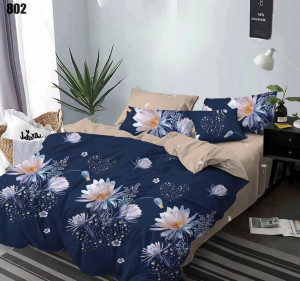 Lenjerie de pat din FINET pentru 2 persoane, 6 piese , cod produs H21-3552