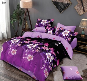 Lenjerie de pat din FINET pentru 2 persoane, 6 piese , cod produs H21-4456