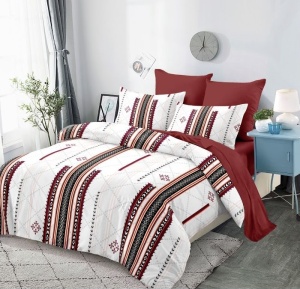 Lenjerie de pat FINET cu ELASTIC 180x200, 6 piese, cod produs H21-10195