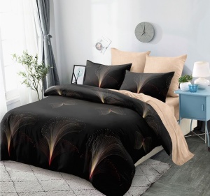 Lenjerie de pat FINET cu ELASTIC 180x200, 6 piese, cod produs H21-11644
