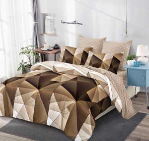 Lenjerie de pat FINET cu ELASTIC 180x200, 6 piese, cod produs H21-9794