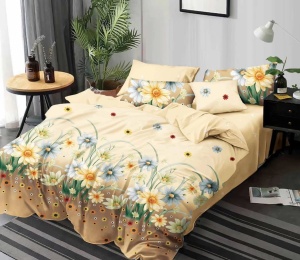 Lenjerie de pat FINET pentru 2 persoane, 6 piese , cod produs H21-7736
