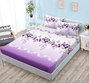 Cearsaf cu elastic Finet, 160x200cm + 2 fete de perna, cod produs H21-9947