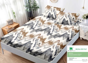 Cearsaf cu Elastic Finet, 180x200cm + 2 fete de perna, cod produs H21-6733