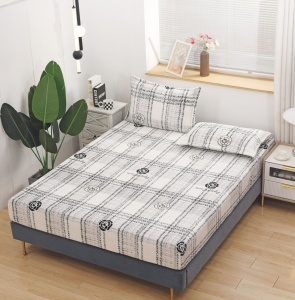 Husa cu elastic Pufoasa COCOLINO, 180x200cm + 2 fete de perna, cod produs H21-9189