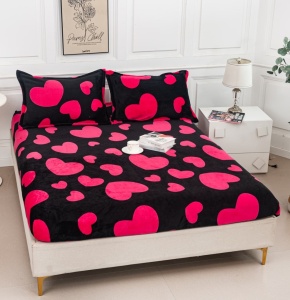 Husa cu elastic Pufoasa COCOLINO, 180x200cm + 2 fete de perna, cod produs H21-9367