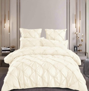 Lenjerie de pat cu pliuri FINET pentru 2 persoane, 6 piese , cod produs H21-8441