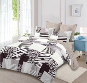 Lenjerie de pat FINET cu ELASTIC 180x200, 6 piese, cod produs H21-9781