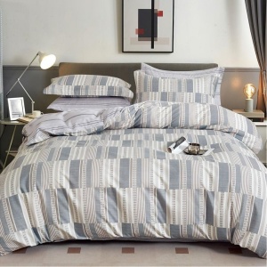 Lenjerie de pat FINET pentru 2 persoane, 6 piese , cod produs H21-10067