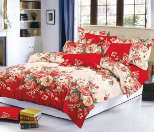 Lenjerie de pat FINET pentru 2 persoane, 6 piese , cod produs H21-10628