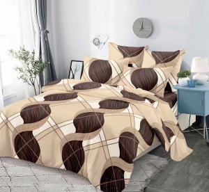 Lenjerie de pat FINET pentru 2 persoane, 6 piese , cod produs H21-12051