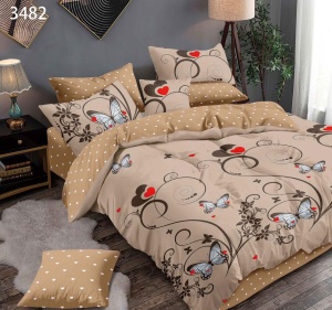 Lenjerie de pat FINET pentru 2 persoane, 6 piese , cod produs H21-6337