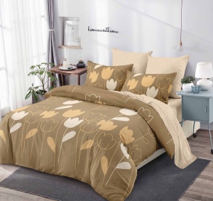 Lenjerie de pat FINET pentru 2 persoane, 6 piese, cod produs H21-6753