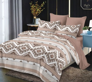 Lenjerie de pat FINET pentru 2 persoane, 6 piese , cod produs H21-7165