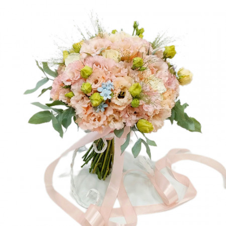 Buchet de mireasă ROZ PUDRAT
