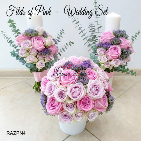 Fields of Pink - Wedding Set