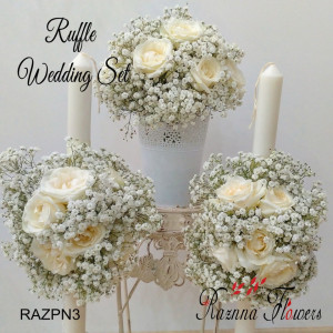 Ruffle Wedding Set