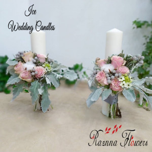 Ice Wedding Candles