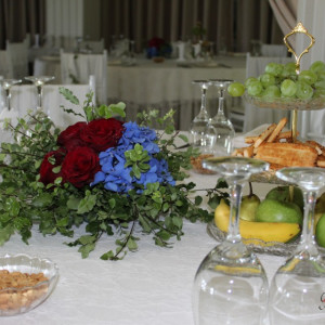 Aranjamente florale nuntă/botez - Blue Wedding