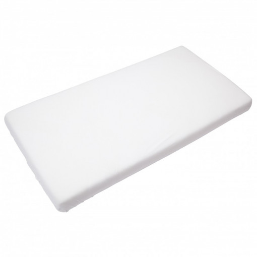 Cearsaf din Bambus cu Elastic 60 x 120 cm Alb