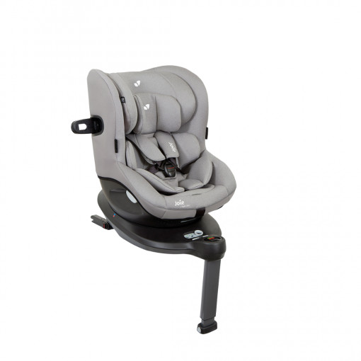 Joie - Scaun auto i-Spin 360° Gray Flannel, 40-105 cm, testat ADAC si certificat R129