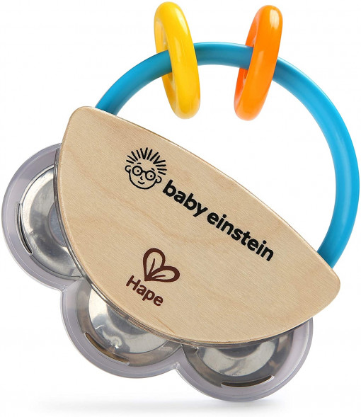 Baby Einstein - Jucarie mini tamburina din lemn