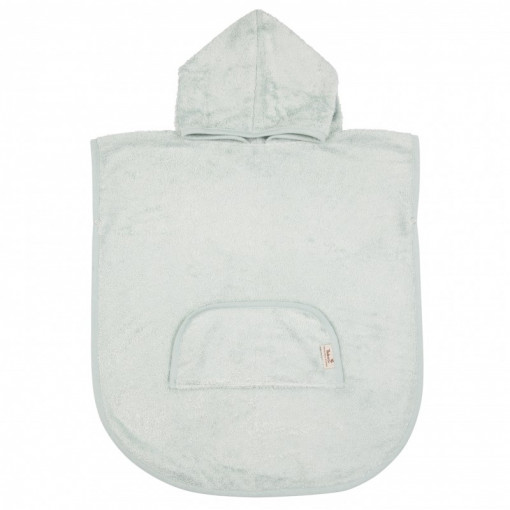 Poncho Copii din Bambus Sea Blue