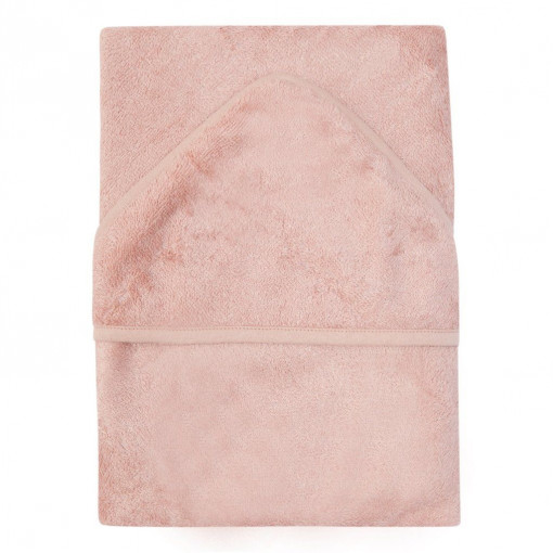 Prosop cu Gluga pentru Copii din Bambus Misty Rose