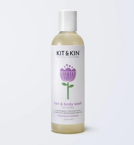 Sampon si gel de dus pentru copii Kit&Kin 250ml