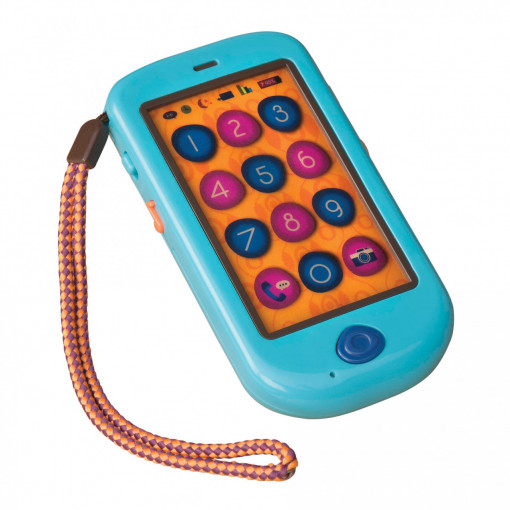 Telefon muzical cu touchscreen albastru B.Toys