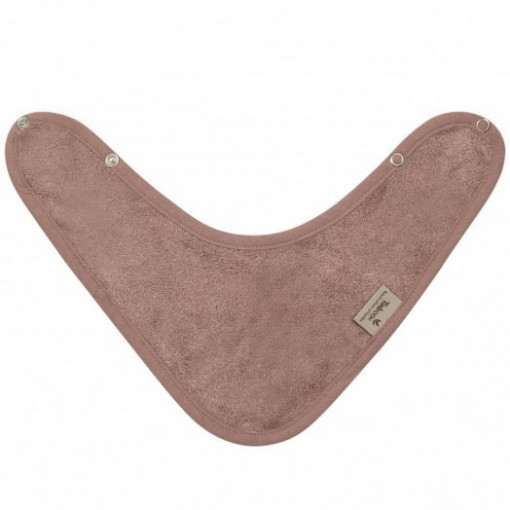 Baveta Textila Tip Bandana din Bambus Mellow Mauve