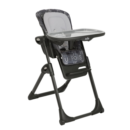 Joie - Scaun de masa Mimzy Recline ABC Charcoal, nastere - 15 kg