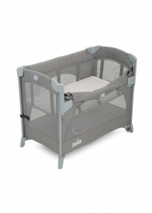 Joie - Patut pliant pentru cosleeping Kubbie Foggy Gray - Img 7