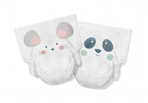 Scutece Hipoalergenice Eco Kit&Kin, Marimea 2, 4-8 kg , 38 buc - Img 3