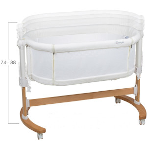 BabyGo - Patut co-sleeper 2 in 1 Amila, Creme - Img 7