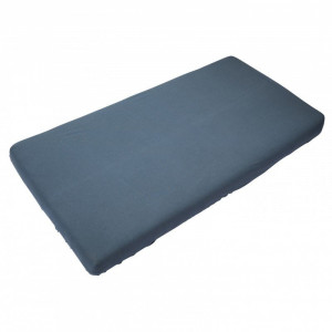 Cearsaf din Bambus cu Elastic 70 x 140 cm Marin - Img 1