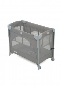 Joie - Patut pliant pentru cosleeping Kubbie Foggy Gray - Img 4