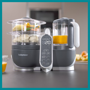Babymoov - Robot multifunctional 5 in 1 Nutribaby (+) Industrial Grey - Img 15
