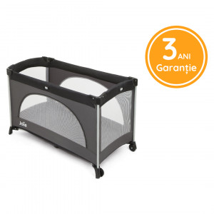 Joie - Patut pliant cu 2 niveluri, Allura 120 cm, Ember - Img 6