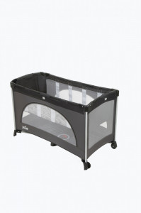 Joie - Patut pliant cu 2 niveluri, Allura 120 cm, Ember - Img 1