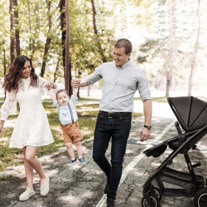 BabyGo - Carucior 3 in 1 Simplex, Grey Melange - Img 5