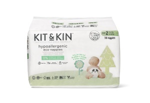 Scutece Hipoalergenice Eco Kit&Kin, Marimea 2, 4-8 kg , 38 buc - Img 4