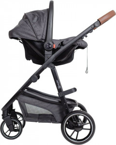 BabyGo - Carucior 3 in 1 Simplex, Grey Melange - Img 6