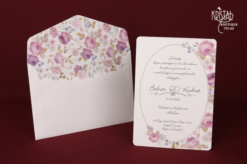 Cele mai frumoase invitatii de nunta pentru primavara!