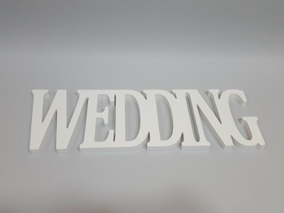 Decoratiune Litere Wedding