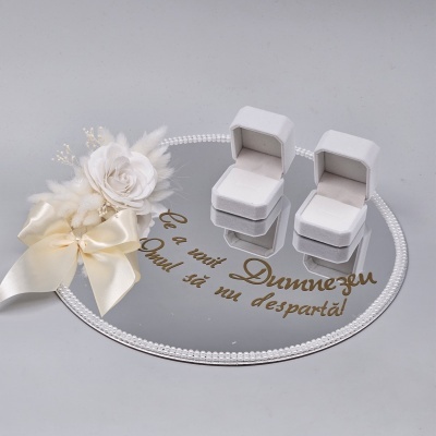 Platou verighete ivory 2