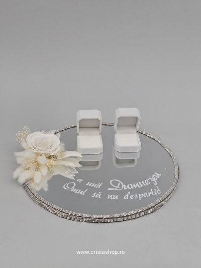 Platou Verighete Ivory wedding